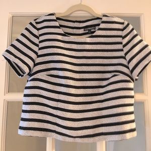 Boxy crop Express top